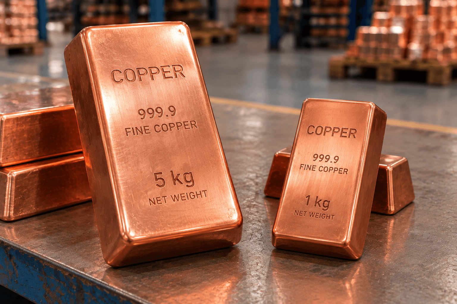 Copper Bar 1kg & 5kg